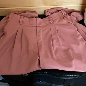 HALARA Women's Wide Leg Pants in Dusty Pink